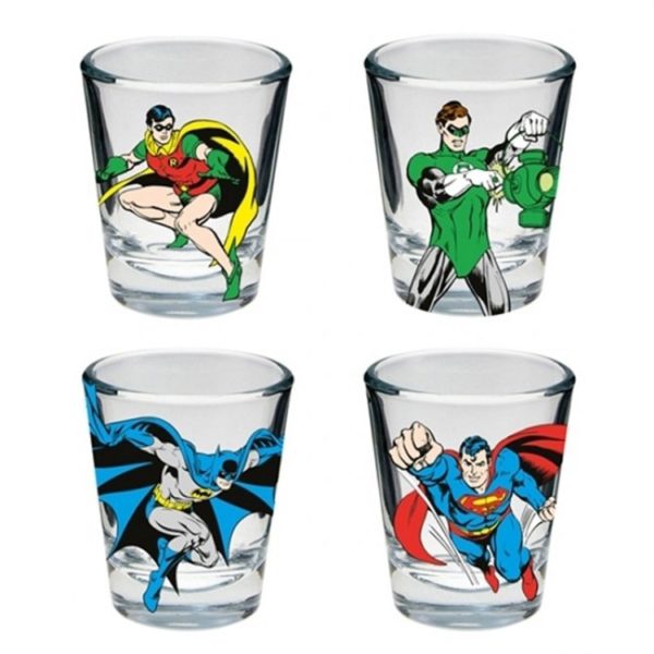 Conj c/4 Copos Shot DC Comics The Good Boys 27384