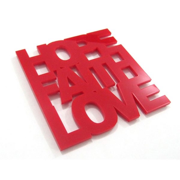 Porta Copos HOPE FAITH LOVE - Image 2