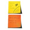 Jogo Americano Post It Amarelo-Laranja