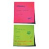 Jogo Americano Post-it Rosa-Verde