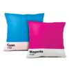 Almofada Cyan e Magenta
