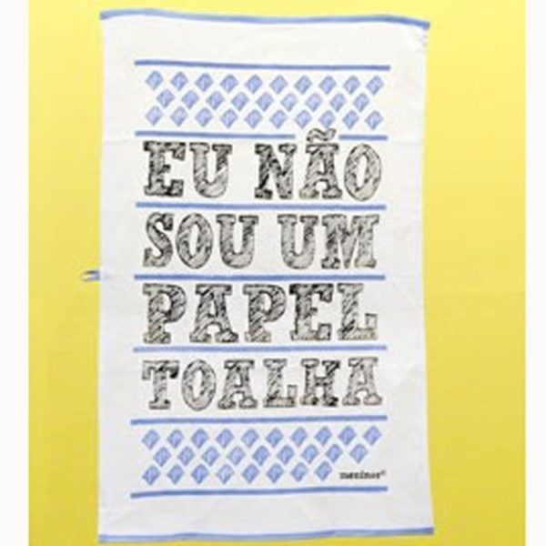 Pano de Prato Não sou Papel Toalha