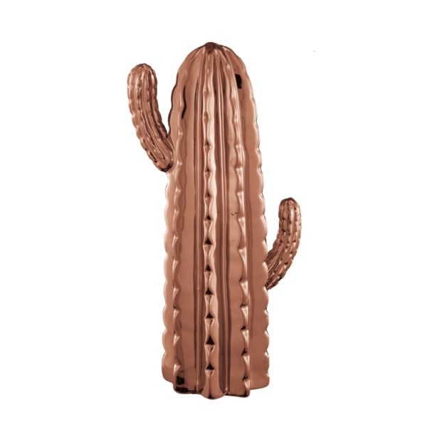 Cacto em Cerâmica Cobre - 25,5cm