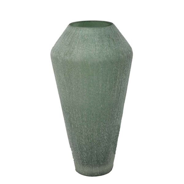 Vaso de Vidro Verde - 33cm