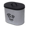 Lata em Metal Oval Dog Food Prata e Preta - 25,5cm - Image 2