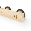Cabideiro Hub Rail c/ 4 Ganchos em Madeira/Preto - Image 3