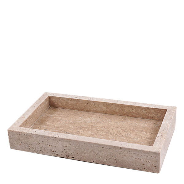 Bandeja em Pedra Bege - 20x12 cm