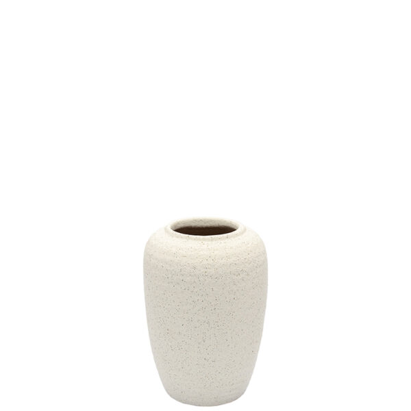 Vaso em Resina Branca - 13cm