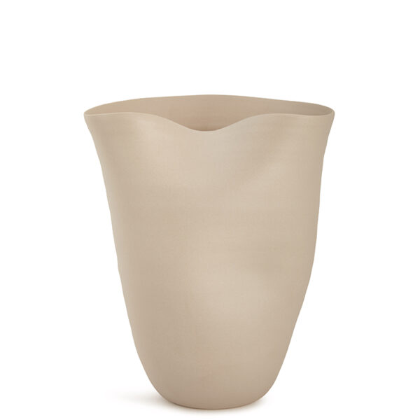 Vaso em Cerâmica Off White - 33cm
