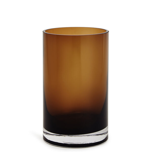 Vaso em Vidro Marrom - 20x12