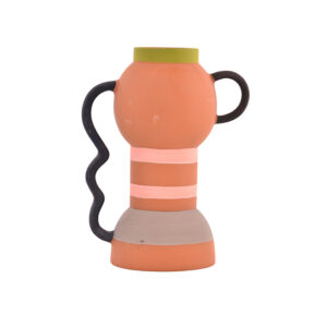 Vaso Terracota em Cerâmica com Alça Cordel - 27x21