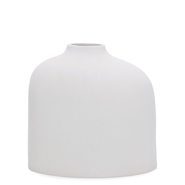 Vaso em Cerâmica Off White - 33,5cm