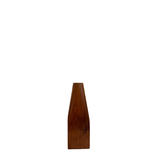 Vaso Garrafa em Madeira - PP