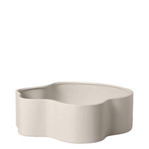 Vaso em Cerâmica Off White Fosco - 12x39cm