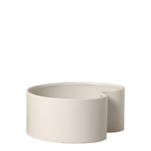 Vaso em Cerâmica Off White Fosco - 12x28,6