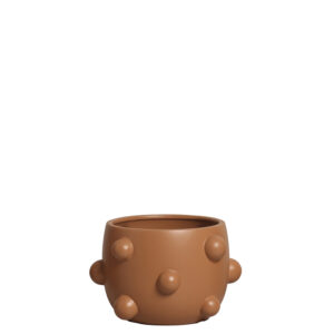 Vaso em Cerâmica Mocha Mousse Fosco - 14,8cm