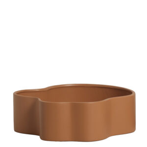 Vaso em Cerâmica Mocha Mousse Fosco - 12x39cm