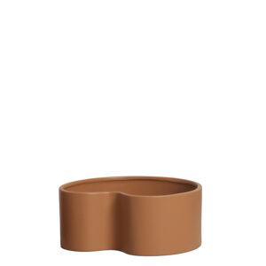 Vaso em Cerâmica Mocha Mousse Fosco - 12x28,6cm