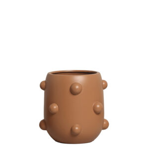 Vaso em Cerâmica Mocha Mousse Fosco - 22,8cm