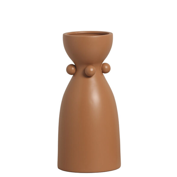 Vaso em Cerâmica Mocha Mousse Fosco - 34,5m