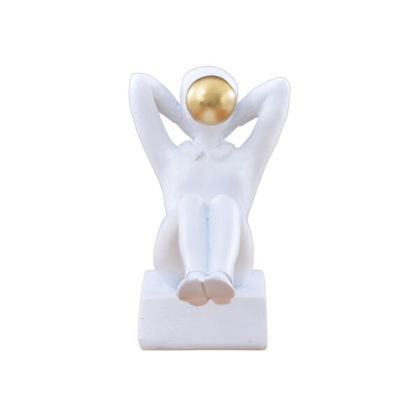 Escultura em Resina Bubble Boy Deitado - Imagem 2