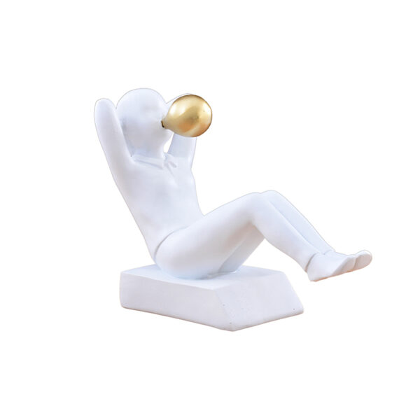 Escultura em Resina Bubble Boy Deitado