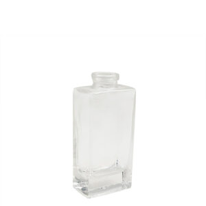 Vaso Decorativo de Vidro Transparente - 10x6cm
