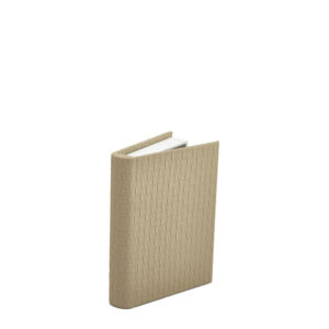 Livro Caixa em MDF com Revestimento em PU Bege - 20cm
