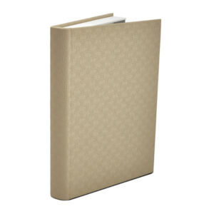 Livro Caixa em MDF com Revestimento em PU Bege - 32cm