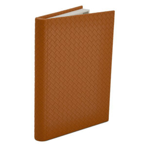 Livro Caixa em MDF com Revestimento em PU Terracota - 29cm