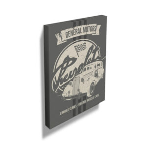 Quadro Tela GM Cinza