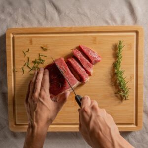 Tábua para Churrasco em Bambu 45x35