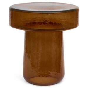 Mesa em Vidro Âmbar - 43x39