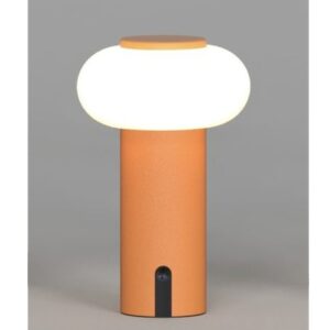 Abajur Touch USB Laranja - 19x13