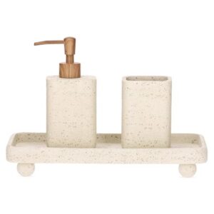 Kit em Poliresina para Banheiro - 3pcs