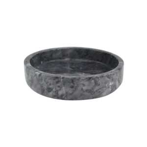 Centro de Mesa em Mármore Preto - 30cm