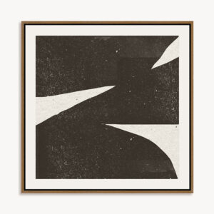 Quadro em Canvas com Moldura em Madeira - 44x44