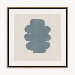 Quadro em Canvas com Moldura em Madeira - 44x44