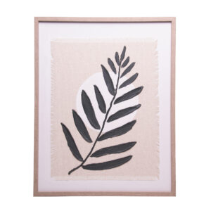 Quadro Decorativo Folha Botanica - 40x50