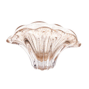 Vaso em Vidro Italy Dourado - 20x10