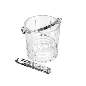 Balde de Gelo com Alça e Pegador em Cristal