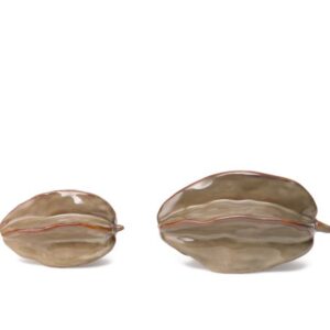 Escultura Carambola em Cerâmica - 2pcs