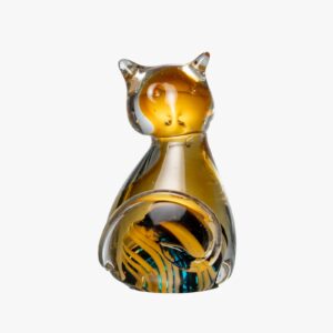 Escultura de Vidro Cat