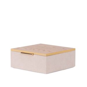 Caixa em MDF e Veludo - 15x15