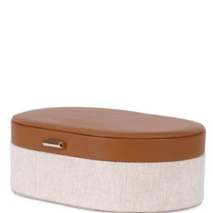 Caixa com Revestimento em PU e Veludo - 23,5x8