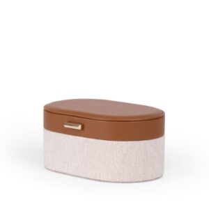 Caixa com Revestimento em PU e Veludo - 17,5x8