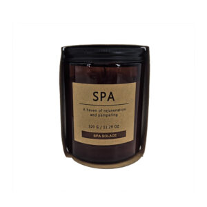 Vela Aromatizada em Vidro Âmbar 320g - SPA