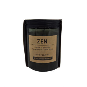 Vela Aromatizada em Vidro Verde 320g - ZEN
