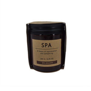 Vela Aromatizada em Vidro Âmbar 180g - SPA