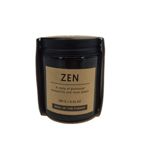 Vela Aromatizada em Vidro Verde 180g - ZEN